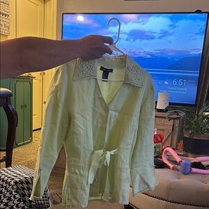 Chico's Women's Light Green Jacket